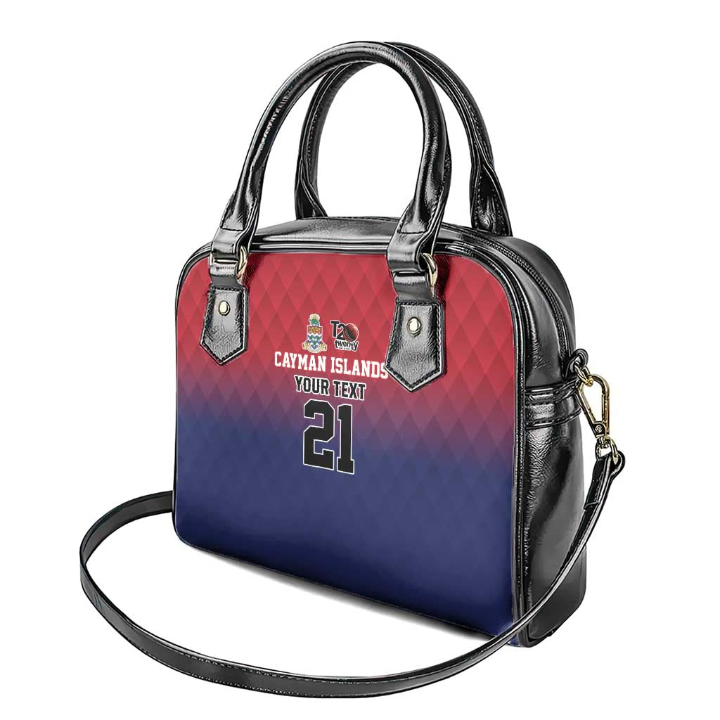 Cayman Islands Cricket Custom Shoulder Handbag Classic Coat of Arms Sporty - Wonder Print Shop