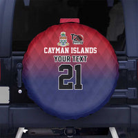 Cayman Islands Cricket Custom Spare Tire Cover Classic Coat of Arms Sporty - Wonder Print Shop