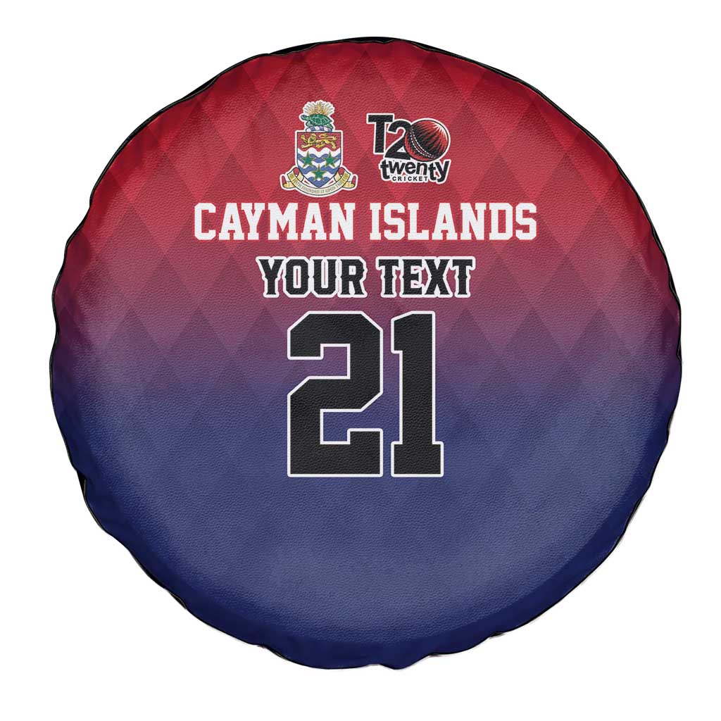 Cayman Islands Cricket Custom Spare Tire Cover Classic Coat of Arms Sporty - Wonder Print Shop