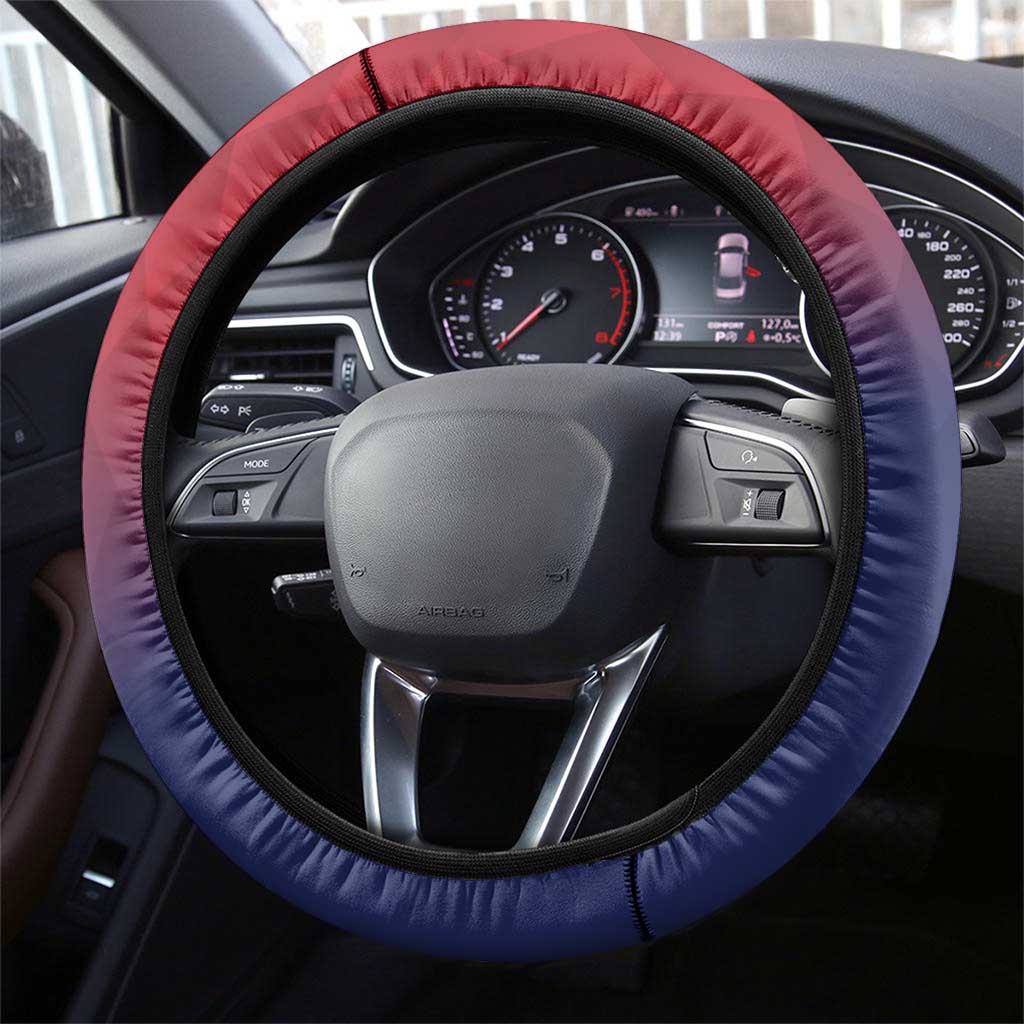 Cayman Islands Cricket Steering Wheel Cover Classic Coat of Arms Sporty - Wonder Print Shop