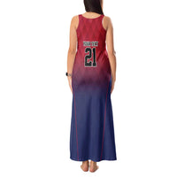 Cayman Islands Cricket Custom Tank Maxi Dress Classic Coat of Arms Sporty - Wonder Print Shop
