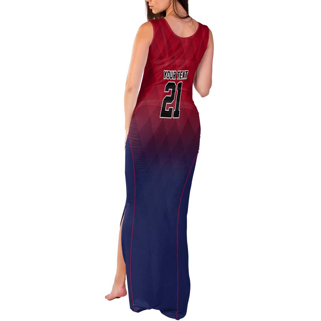 Cayman Islands Cricket Custom Tank Maxi Dress Classic Coat of Arms Sporty - Wonder Print Shop