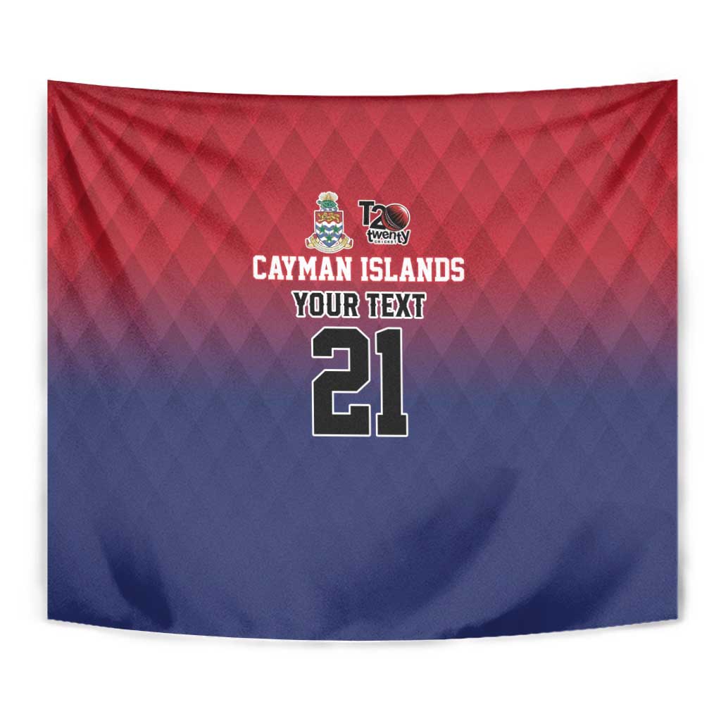 Cayman Islands Cricket Custom Tapestry Classic Coat of Arms Sporty - Wonder Print Shop