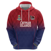 Cayman Islands Cricket Custom Zip Hoodie Classic Coat of Arms Sporty - Wonder Print Shop