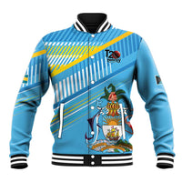 The Bahamas Cricket Custom Baseball Jacket Marlin Flamingo Come On Bahamian - Wonder Print Shop