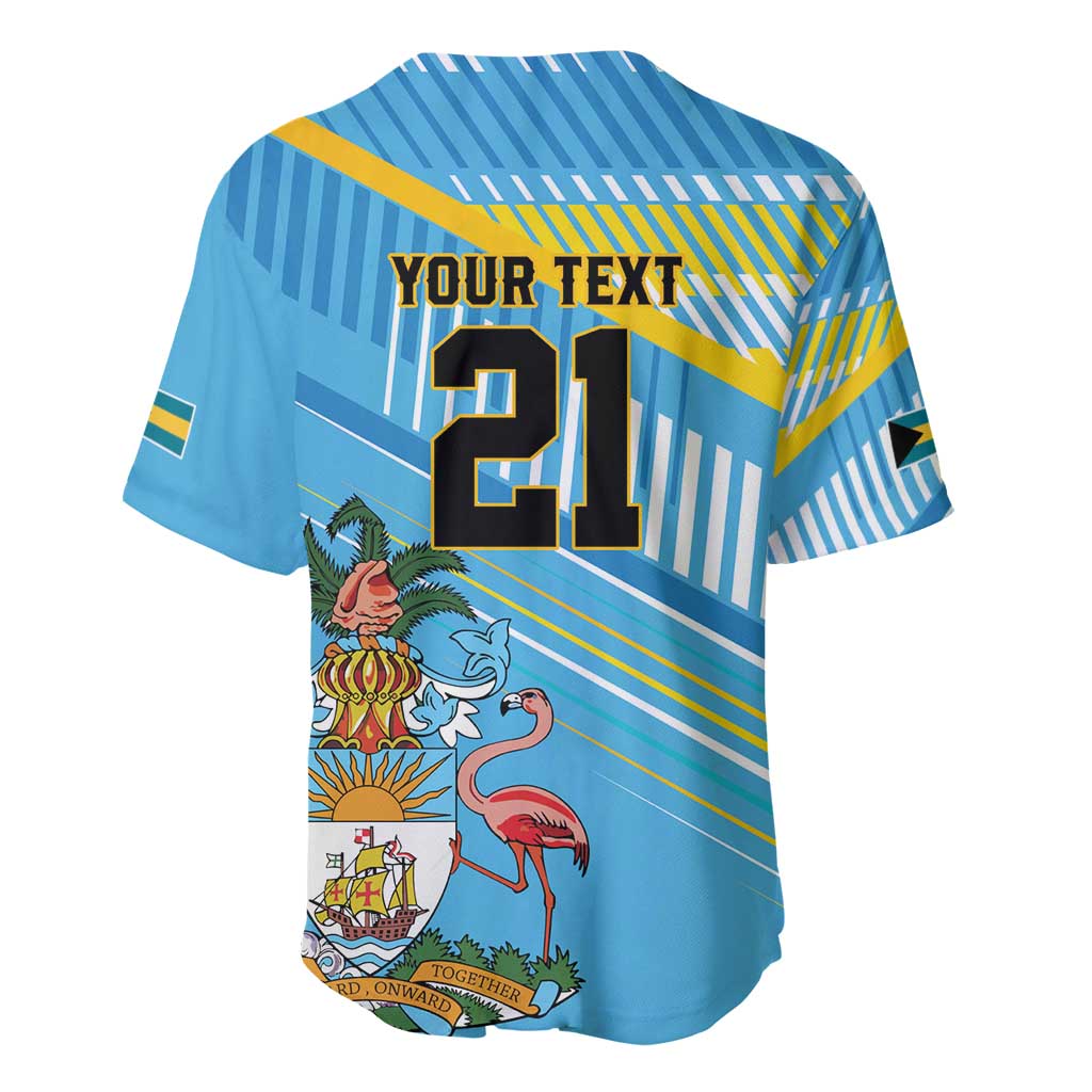 The Bahamas Cricket Custom Baseball Jersey Marlin Flamingo Come On Bahamian - Wonder Print Shop