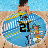 The Bahamas Cricket Custom Beach Blanket Marlin Flamingo Come On Bahamian - Wonder Print Shop