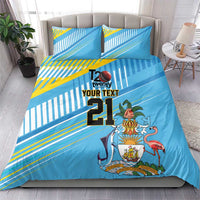The Bahamas Cricket Custom Bedding Set Marlin Flamingo Come On Bahamian - Wonder Print Shop