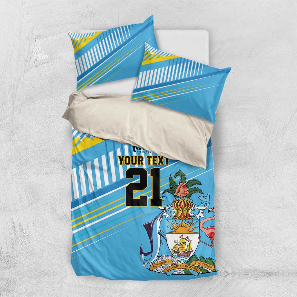 The Bahamas Cricket Custom Bedding Set Marlin Flamingo Come On Bahamian - Wonder Print Shop
