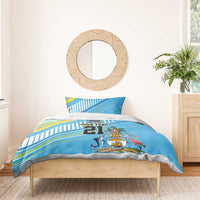 The Bahamas Cricket Custom Bedding Set Marlin Flamingo Come On Bahamian - Wonder Print Shop
