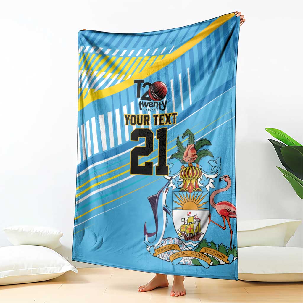 The Bahamas Cricket Custom Blanket Marlin Flamingo Come On Bahamian - Wonder Print Shop