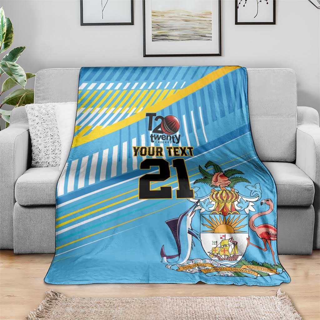 The Bahamas Cricket Custom Blanket Marlin Flamingo Come On Bahamian - Wonder Print Shop
