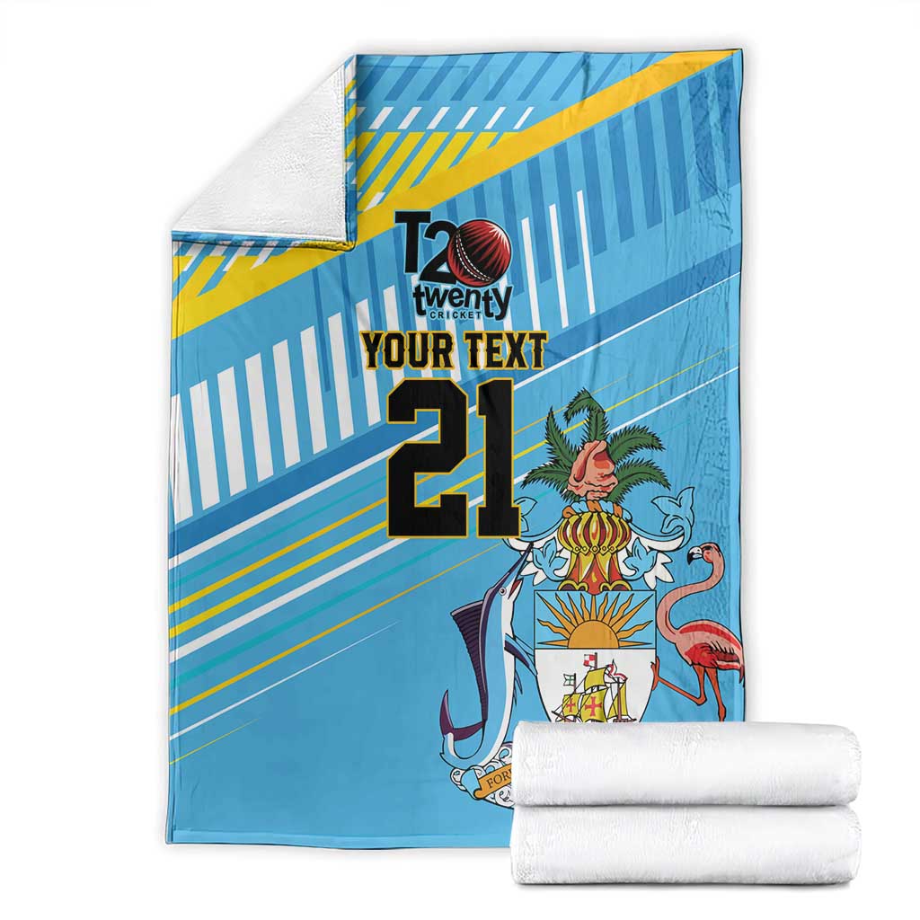 The Bahamas Cricket Custom Blanket Marlin Flamingo Come On Bahamian - Wonder Print Shop