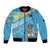 The Bahamas Cricket Custom Bomber Jacket Marlin Flamingo Come On Bahamian - Wonder Print Shop