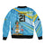 The Bahamas Cricket Custom Bomber Jacket Marlin Flamingo Come On Bahamian - Wonder Print Shop