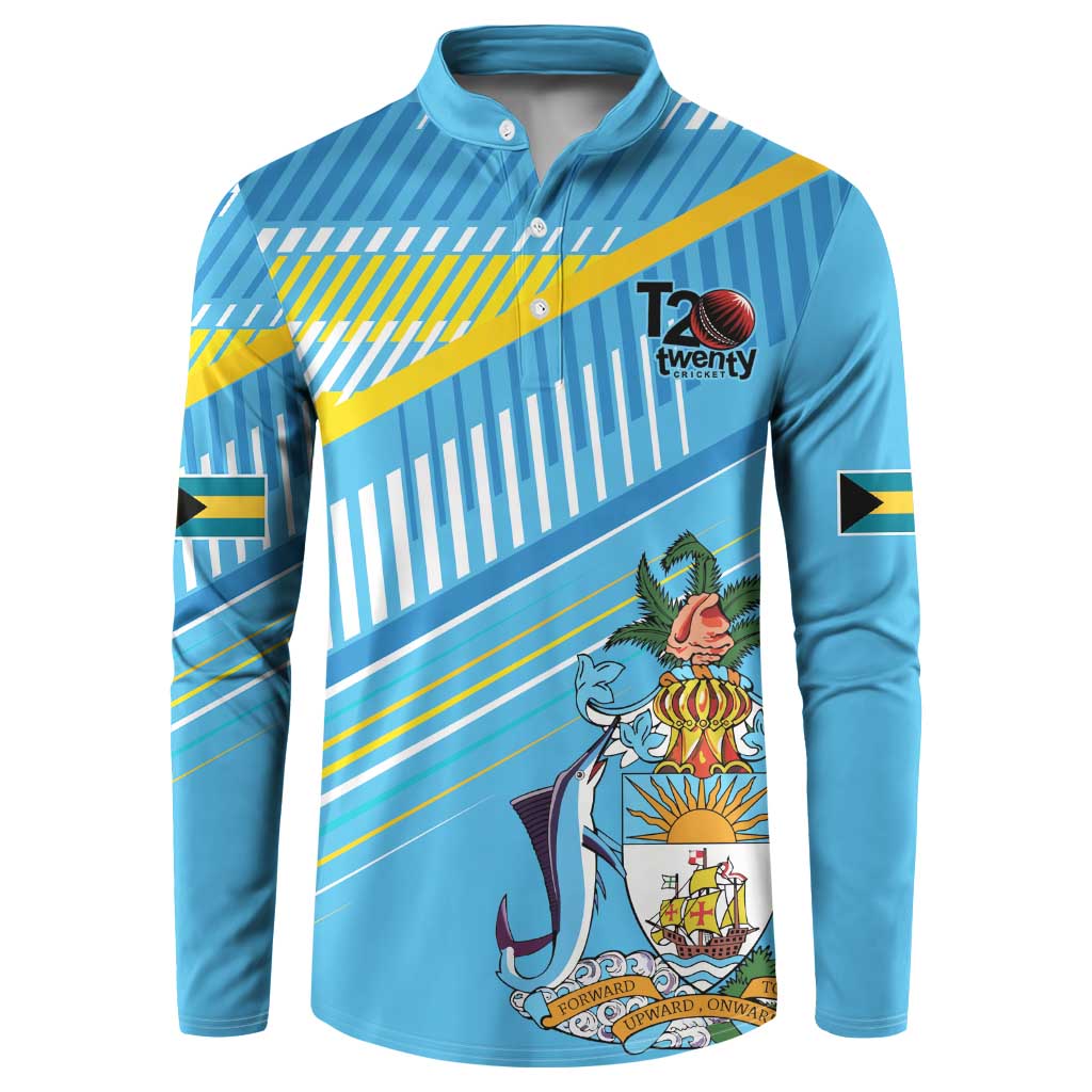 The Bahamas Cricket Custom Button Sweatshirt Marlin Flamingo Come On Bahamian - Wonder Print Shop