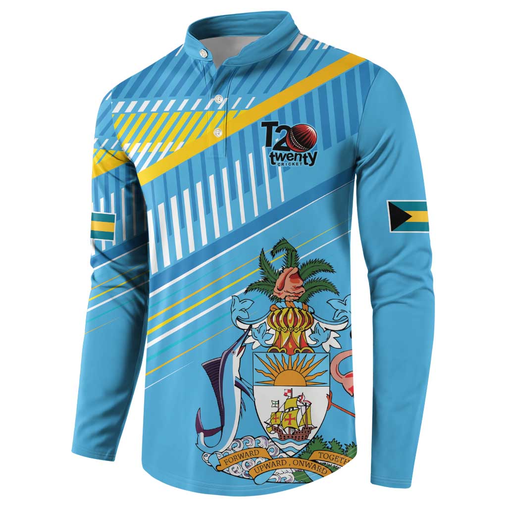 The Bahamas Cricket Custom Button Sweatshirt Marlin Flamingo Come On Bahamian - Wonder Print Shop