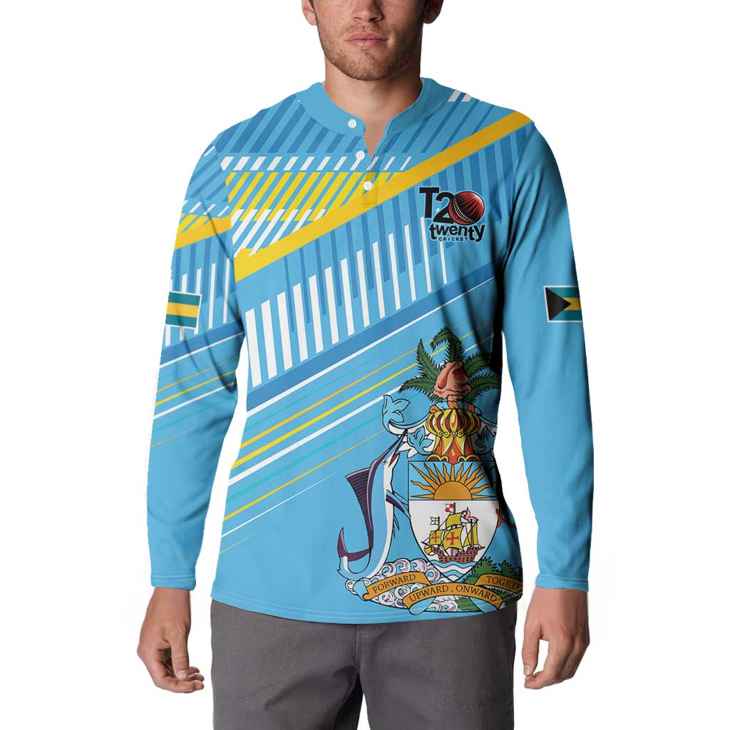 The Bahamas Cricket Custom Button Sweatshirt Marlin Flamingo Come On Bahamian - Wonder Print Shop