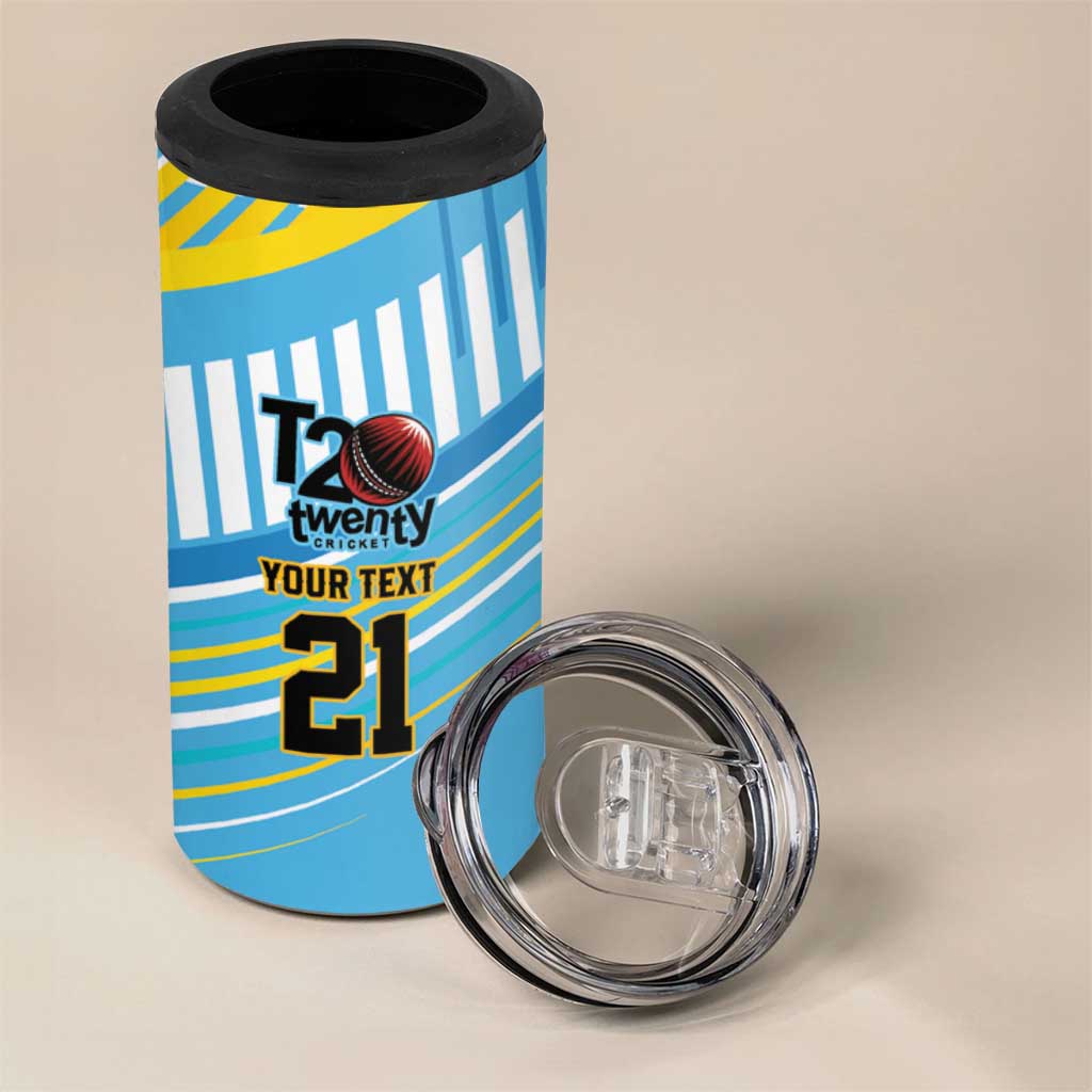 The Bahamas Cricket Custom 4 in 1 Can Cooler Tumbler Marlin Flamingo Come On Bahamian - Wonder Print Shop