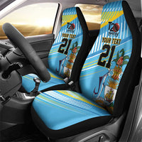 The Bahamas Cricket Custom Car Seat Cover Marlin Flamingo Come On Bahamian - Wonder Print Shop