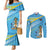 The Bahamas Cricket Custom Couples Matching Mermaid Dress and Long Sleeve Button Shirt Marlin Flamingo Come On Bahamian - Wonder Print Shop