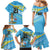 The Bahamas Cricket Custom Family Matching Mermaid Dress and Hawaiian Shirt Marlin Flamingo Come On Bahamian - Wonder Print Shop