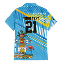 The Bahamas Cricket Custom Family Matching Mermaid Dress and Hawaiian Shirt Marlin Flamingo Come On Bahamian - Wonder Print Shop