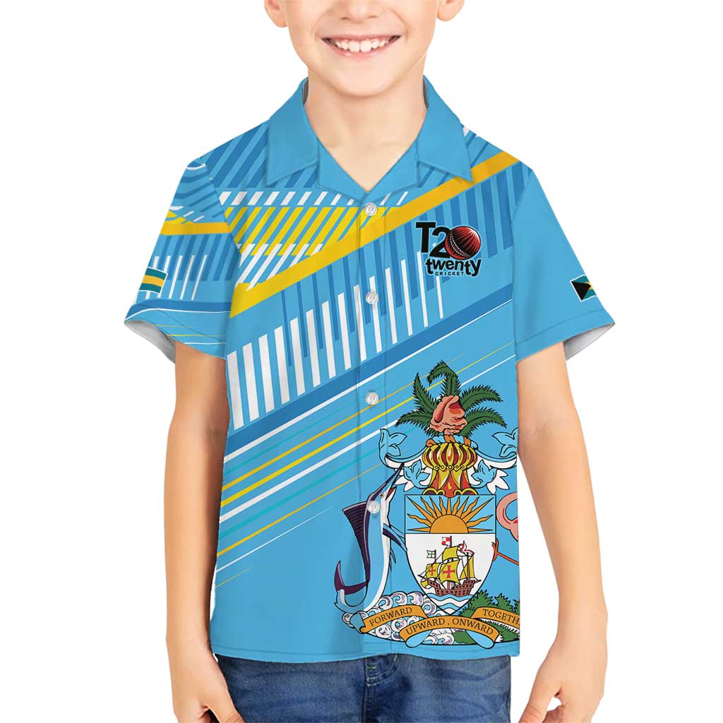 The Bahamas Cricket Custom Family Matching Off Shoulder Maxi Dress and Hawaiian Shirt Marlin Flamingo Come On Bahamian - Wonder Print Shop