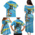 The Bahamas Cricket Custom Family Matching Puletasi and Hawaiian Shirt Marlin Flamingo Come On Bahamian - Wonder Print Shop