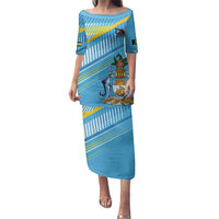 The Bahamas Cricket Custom Family Matching Puletasi and Hawaiian Shirt Marlin Flamingo Come On Bahamian - Wonder Print Shop