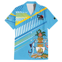 The Bahamas Cricket Custom Family Matching Summer Maxi Dress and Hawaiian Shirt Marlin Flamingo Come On Bahamian - Wonder Print Shop