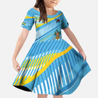 The Bahamas Cricket Custom Family Matching Tank Maxi Dress and Hawaiian Shirt Marlin Flamingo Come On Bahamian - Wonder Print Shop