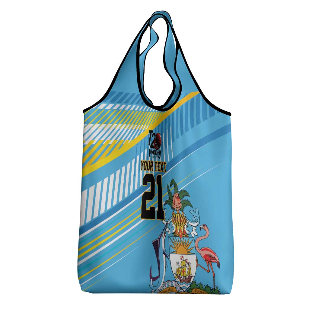 The Bahamas Cricket Custom Grocery Bag Marlin Flamingo Come On Bahamian - Wonder Print Shop
