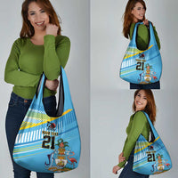 The Bahamas Cricket Custom Grocery Bag Marlin Flamingo Come On Bahamian - Wonder Print Shop