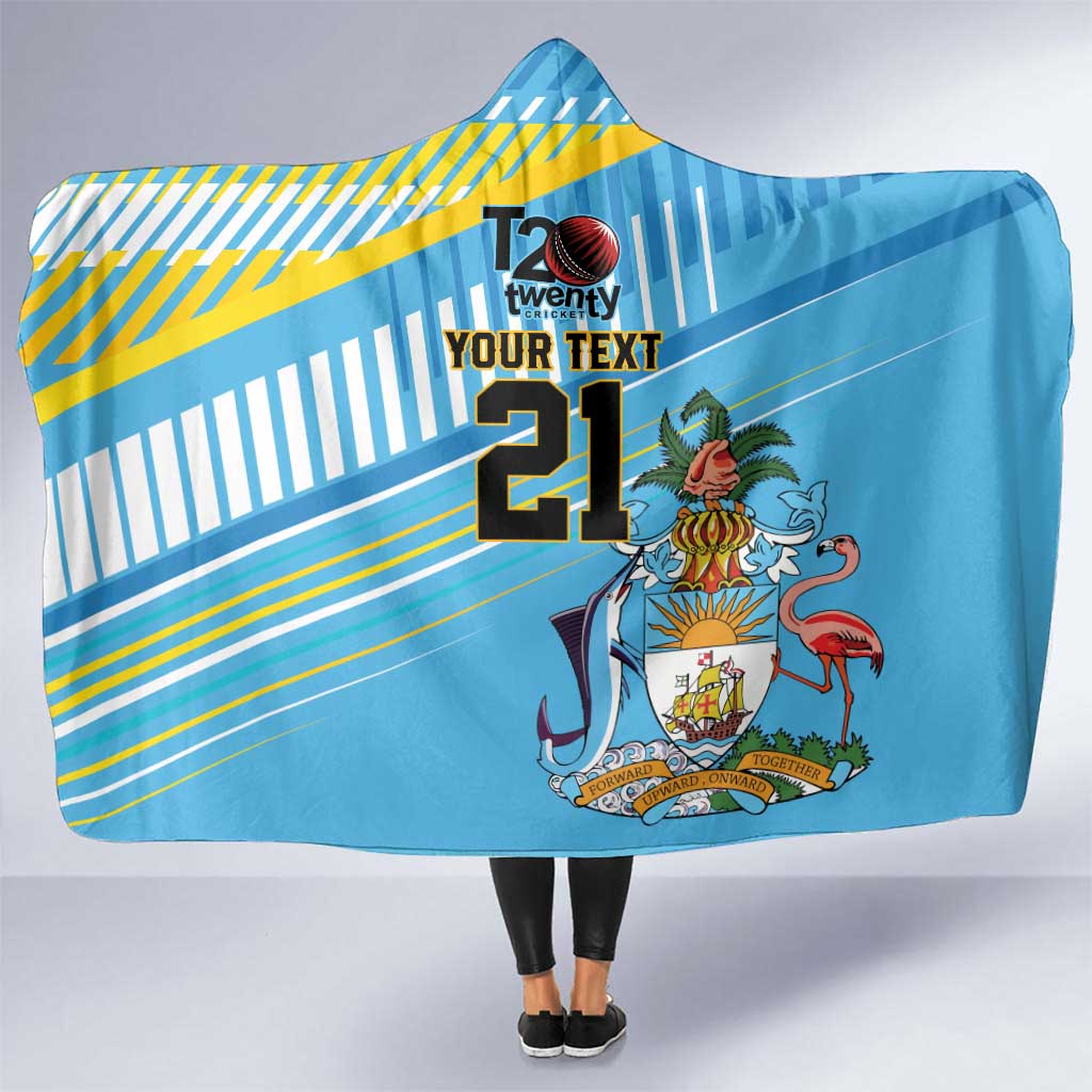 The Bahamas Cricket Custom Hooded Blanket Marlin Flamingo Come On Bahamian - Wonder Print Shop