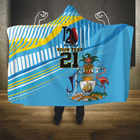 The Bahamas Cricket Custom Hooded Blanket Marlin Flamingo Come On Bahamian - Wonder Print Shop