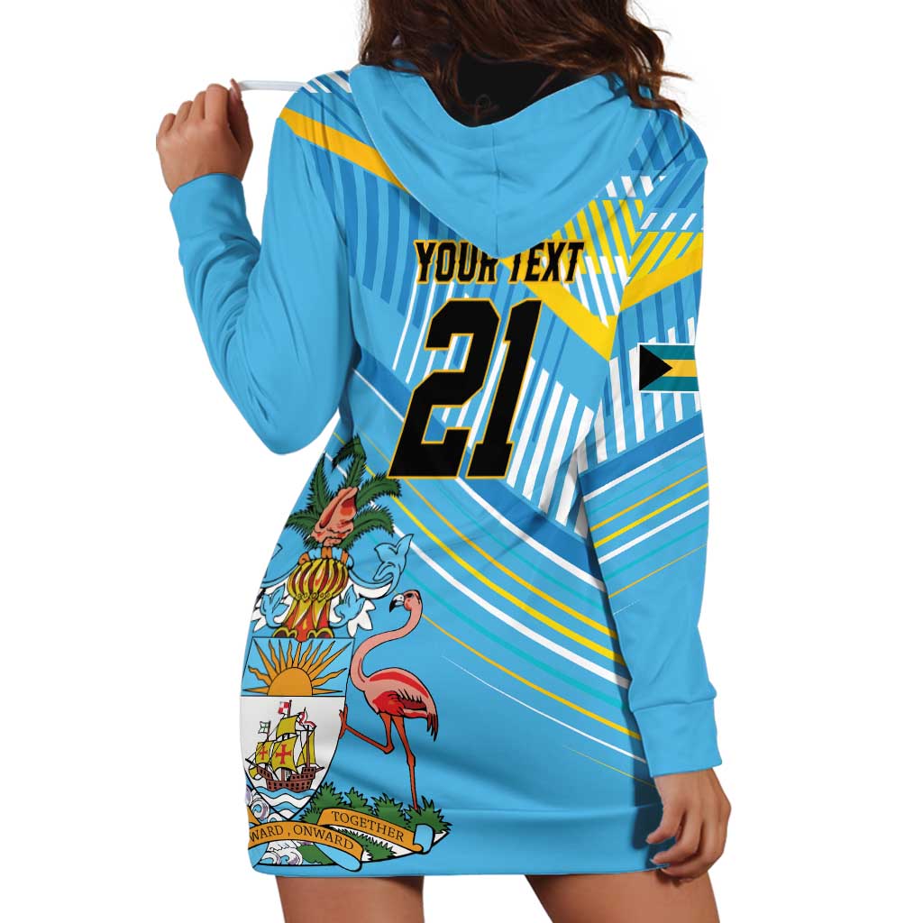 The Bahamas Cricket Custom Hoodie Dress Marlin Flamingo Come On Bahamian - Wonder Print Shop
