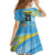 The Bahamas Cricket Custom Kid Short Sleeve Dress Marlin Flamingo Come On Bahamian - Wonder Print Shop