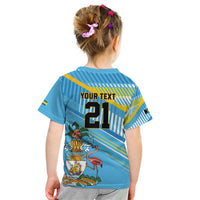 The Bahamas Cricket Custom Kid T Shirt Marlin Flamingo Come On Bahamian - Wonder Print Shop