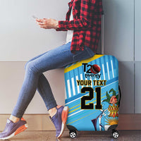 The Bahamas Cricket Custom Luggage Cover Marlin Flamingo Come On Bahamian - Wonder Print Shop