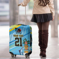 The Bahamas Cricket Custom Luggage Cover Marlin Flamingo Come On Bahamian - Wonder Print Shop