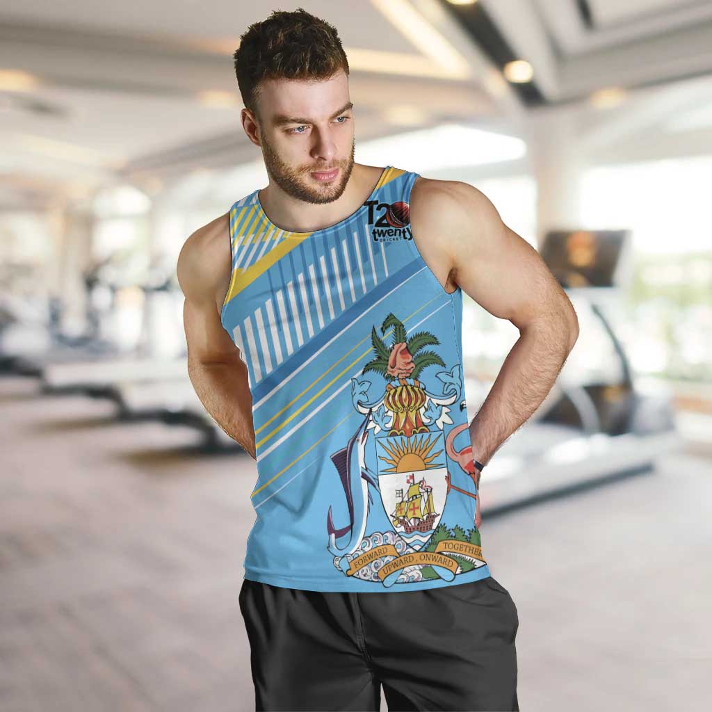 The Bahamas Cricket Custom Men Tank Top Marlin Flamingo Come On Bahamian - Wonder Print Shop