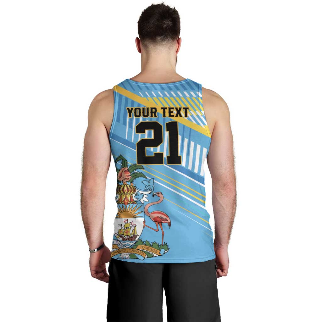 The Bahamas Cricket Custom Men Tank Top Marlin Flamingo Come On Bahamian - Wonder Print Shop