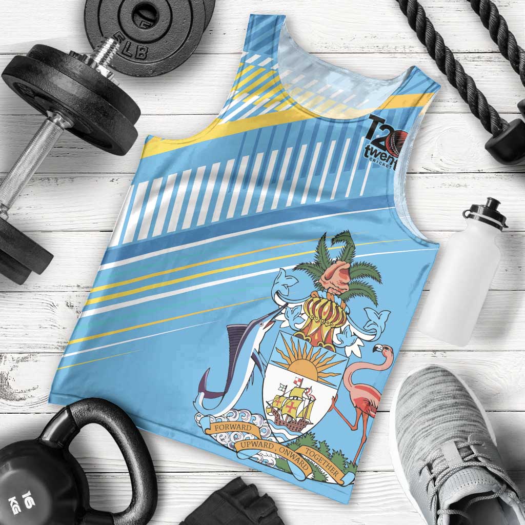 The Bahamas Cricket Custom Men Tank Top Marlin Flamingo Come On Bahamian - Wonder Print Shop