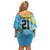 The Bahamas Cricket Custom Off Shoulder Short Dress Marlin Flamingo Come On Bahamian - Wonder Print Shop