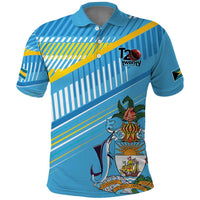 The Bahamas Cricket Custom Polo Shirt Marlin Flamingo Come On Bahamian - Wonder Print Shop
