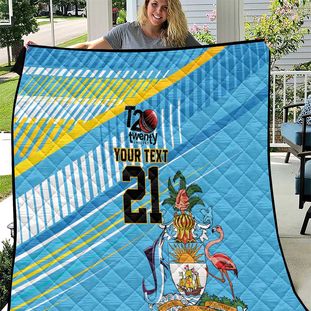 The Bahamas Cricket Custom Quilt Marlin Flamingo Come On Bahamian - Wonder Print Shop