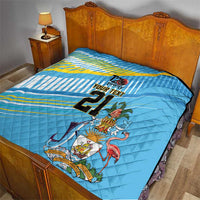 The Bahamas Cricket Custom Quilt Marlin Flamingo Come On Bahamian - Wonder Print Shop