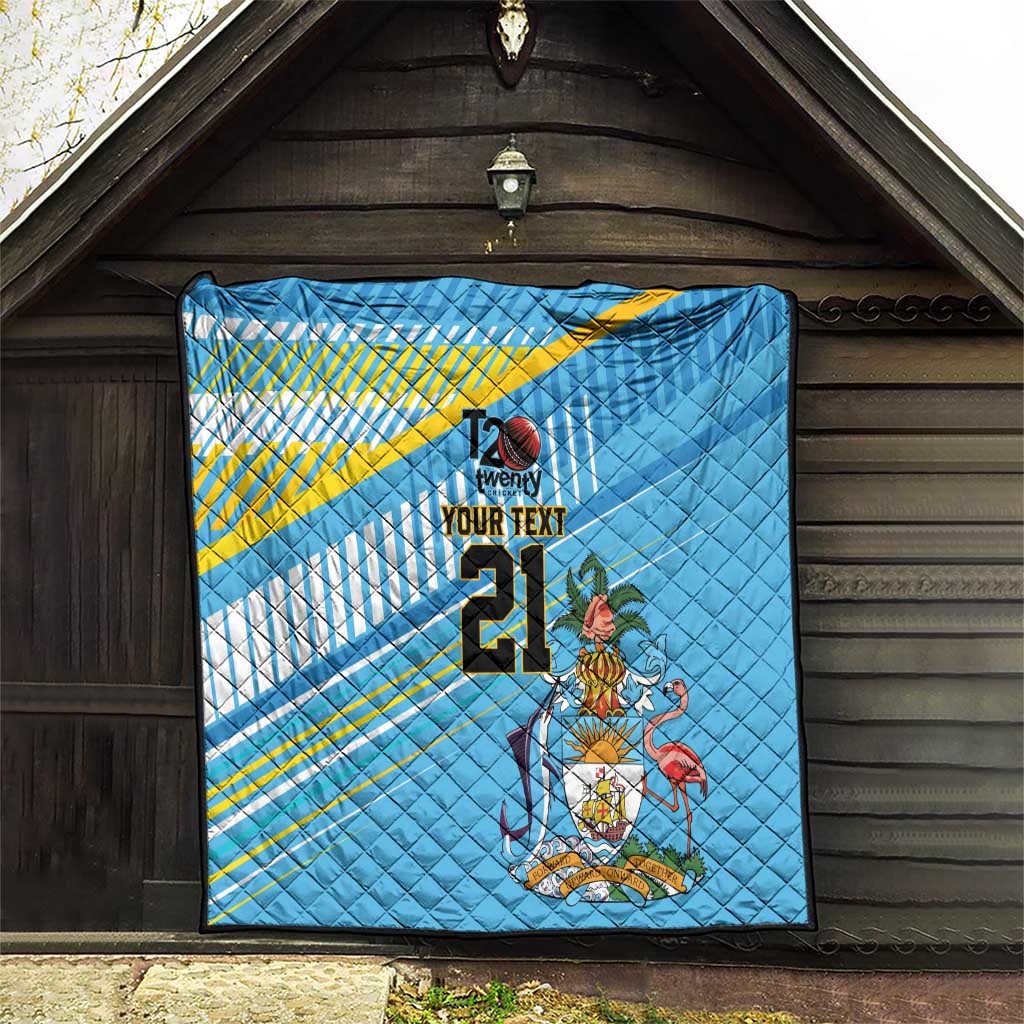 The Bahamas Cricket Custom Quilt Marlin Flamingo Come On Bahamian - Wonder Print Shop