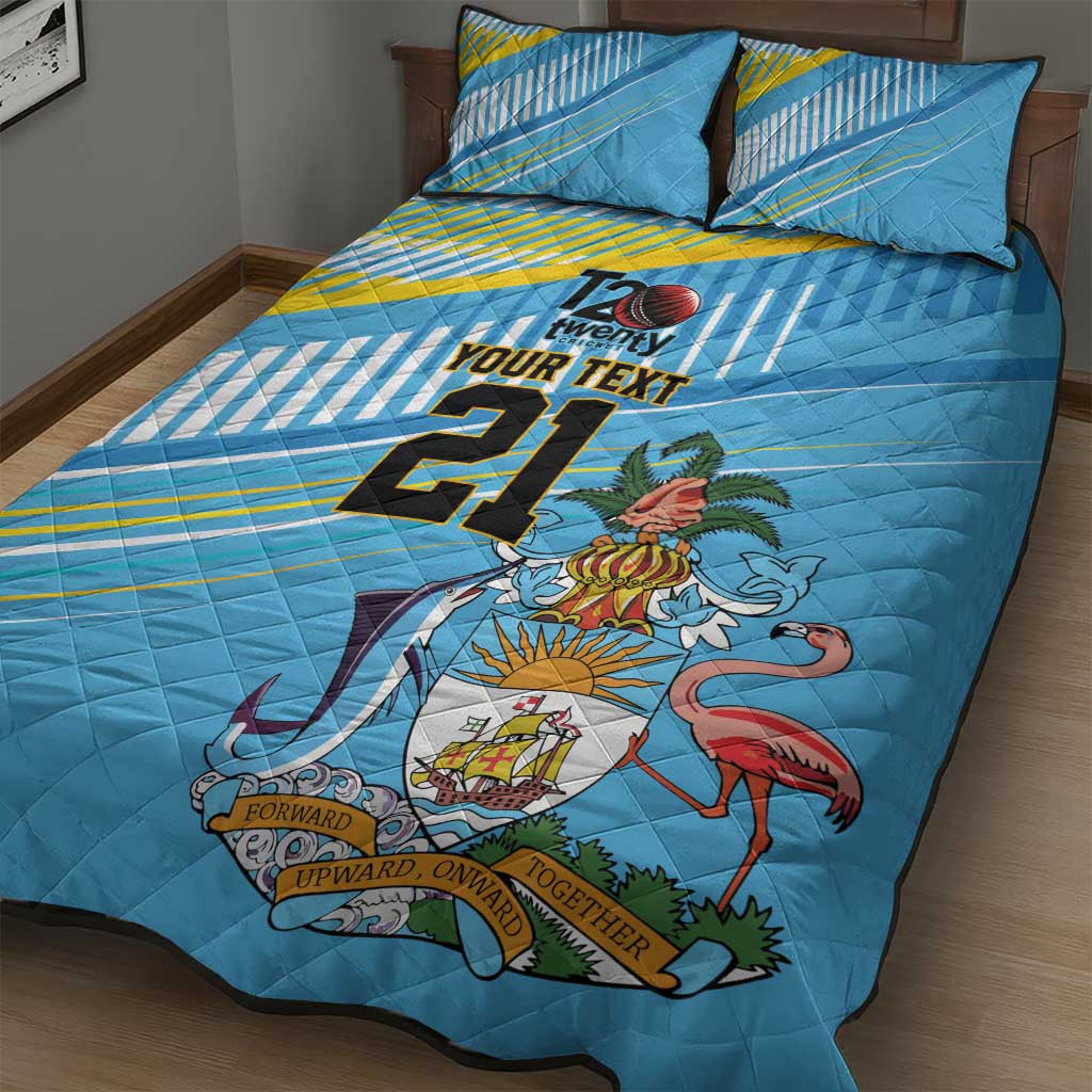 The Bahamas Cricket Custom Quilt Bed Set Marlin Flamingo Come On Bahamian - Wonder Print Shop